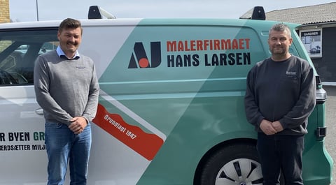 Malermester Hans Larsen Næstved ApS blir en del av Håndverksgruppen och säkrar framtiden